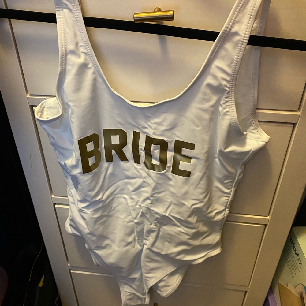 White BRIDE bathing suit